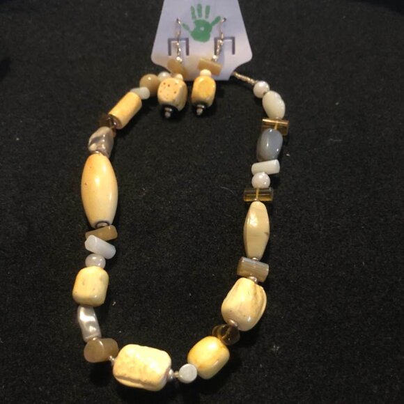 Hand Crafted Jewelry - Necklace and Earring Set